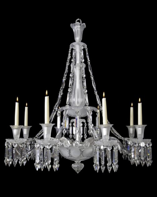 vintage candle crystal chandelier